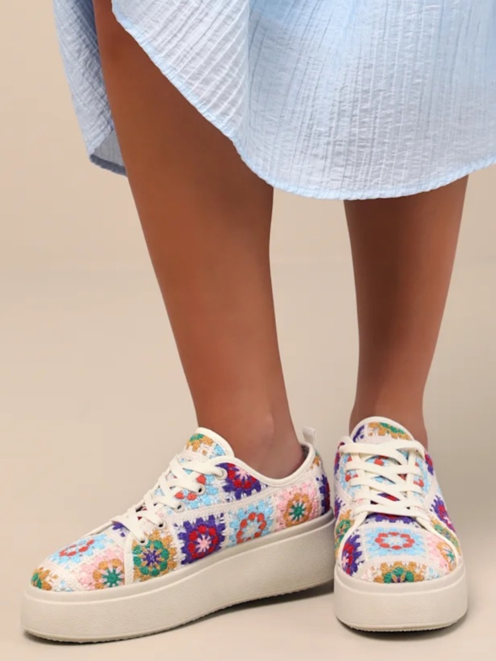 Rambling Pink Multi Crochet Platform Sneakers
Dirty Laundry
8.5